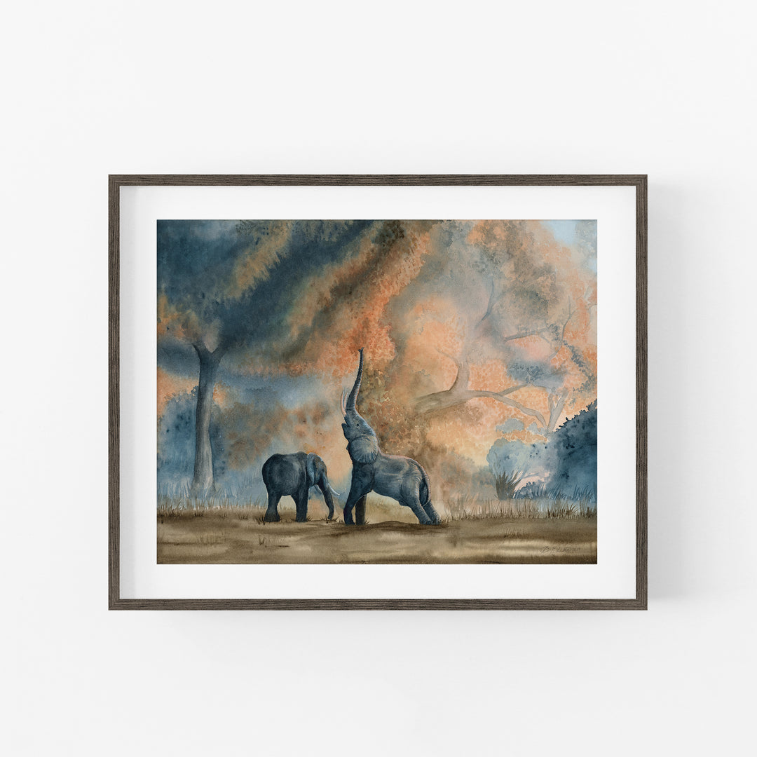 Elephants of the Mana Pools - Brett Blumenthal Art