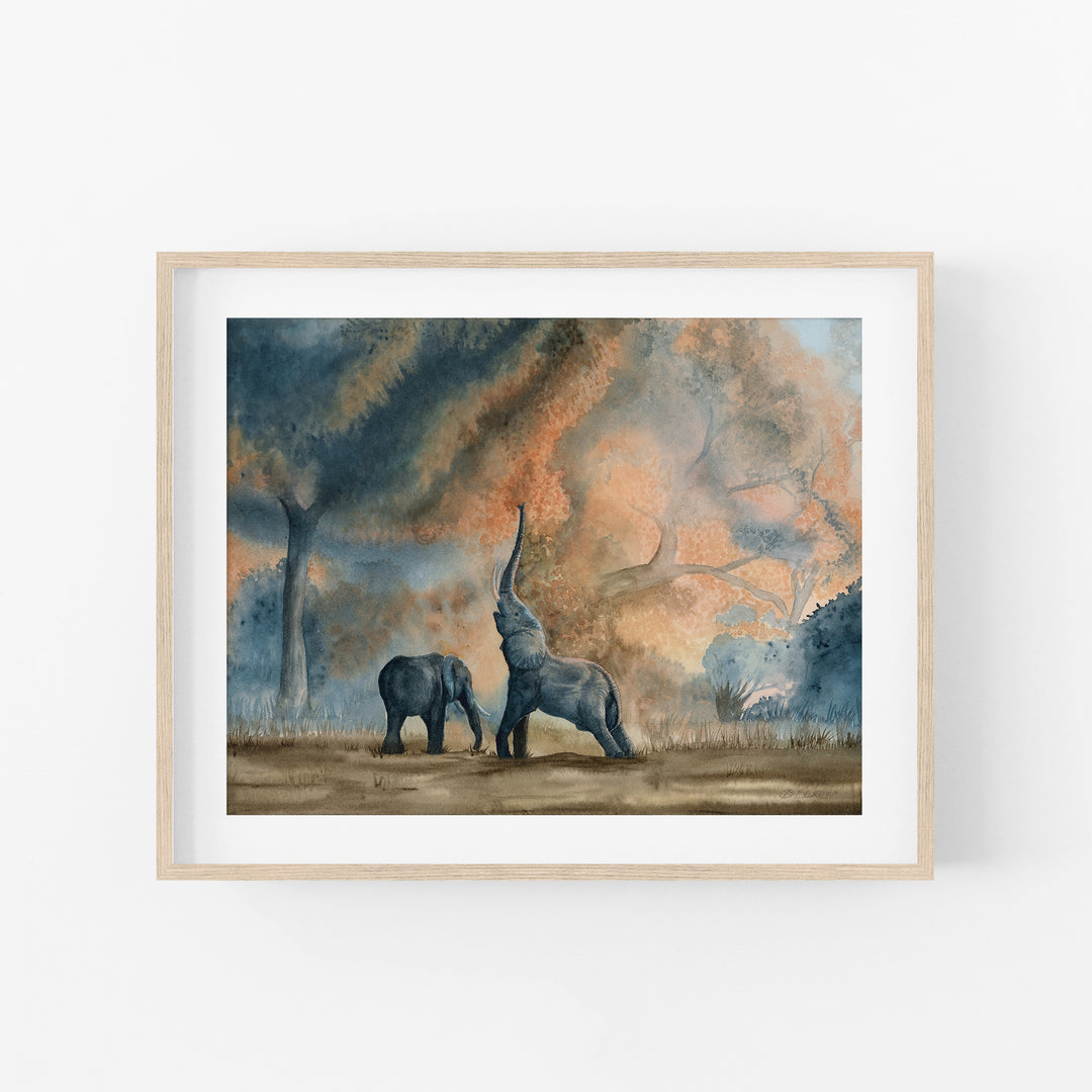 Elephants of the Mana Pools - Brett Blumenthal Art