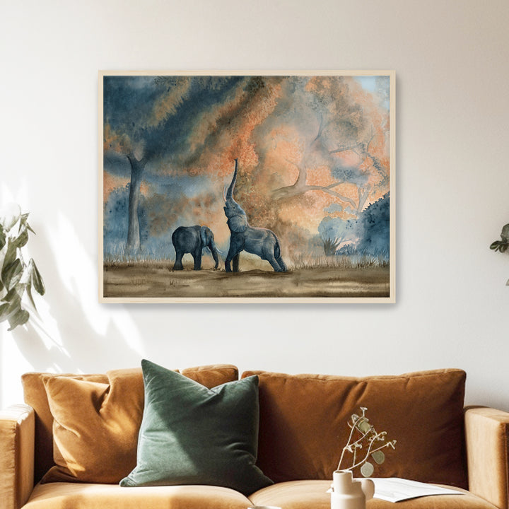 Elephants of the Mana Pools - Brett Blumenthal Art