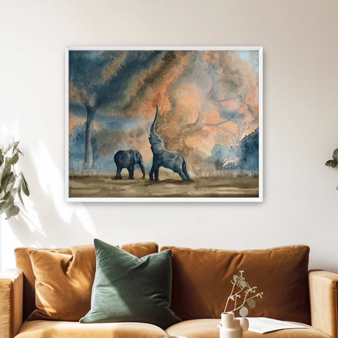 Elephants of the Mana Pools - Brett Blumenthal Art