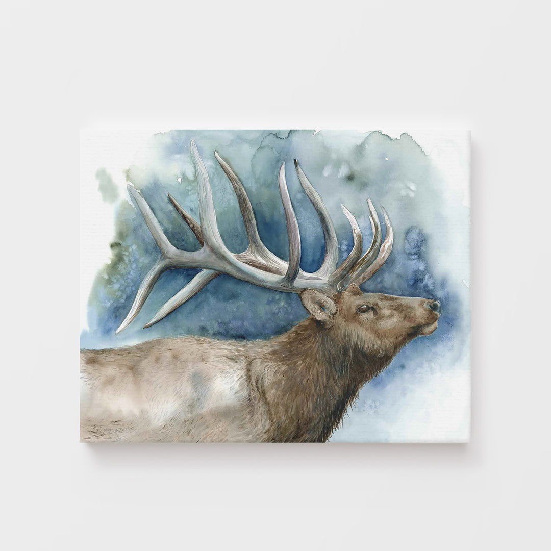 Elder of the Ridge | Elk Wildlife Art Print