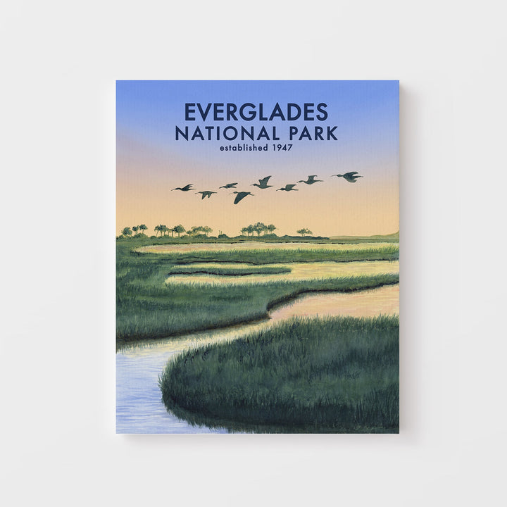 Affiche du parc national des Everglades