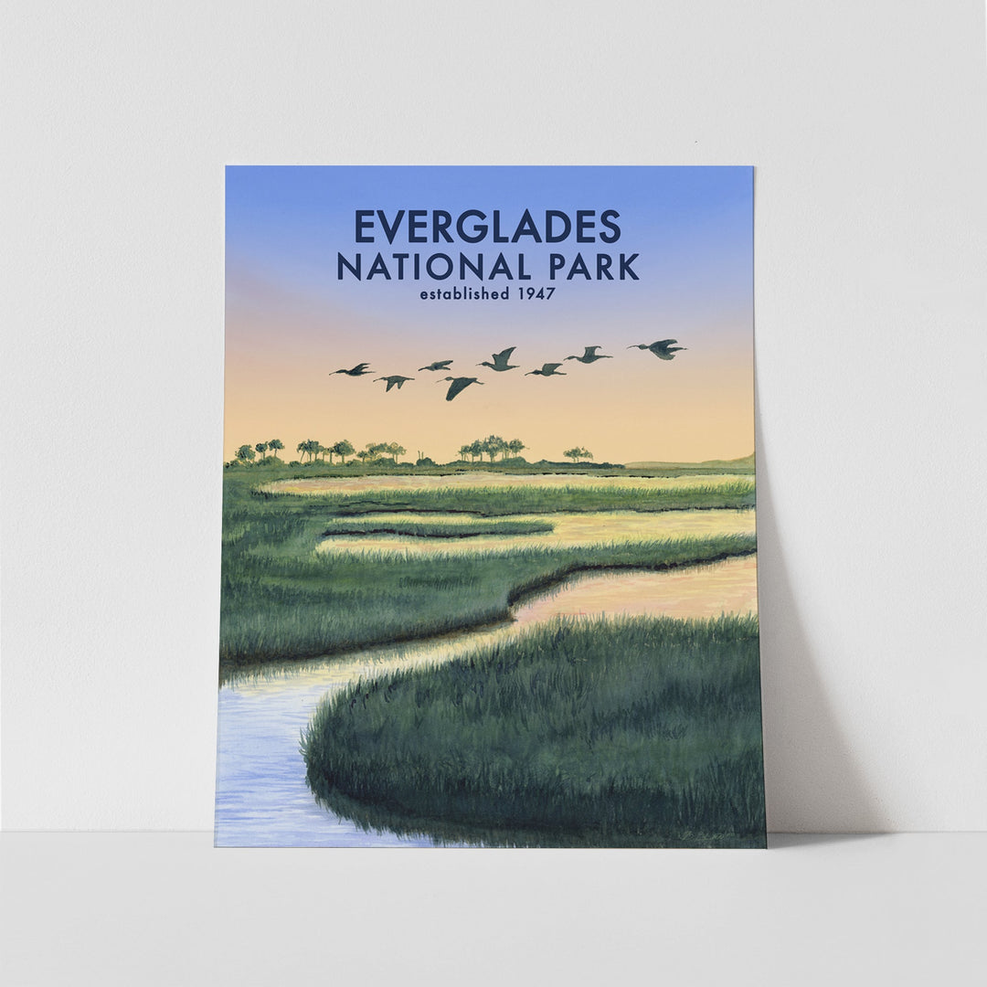 Affiche du parc national des Everglades