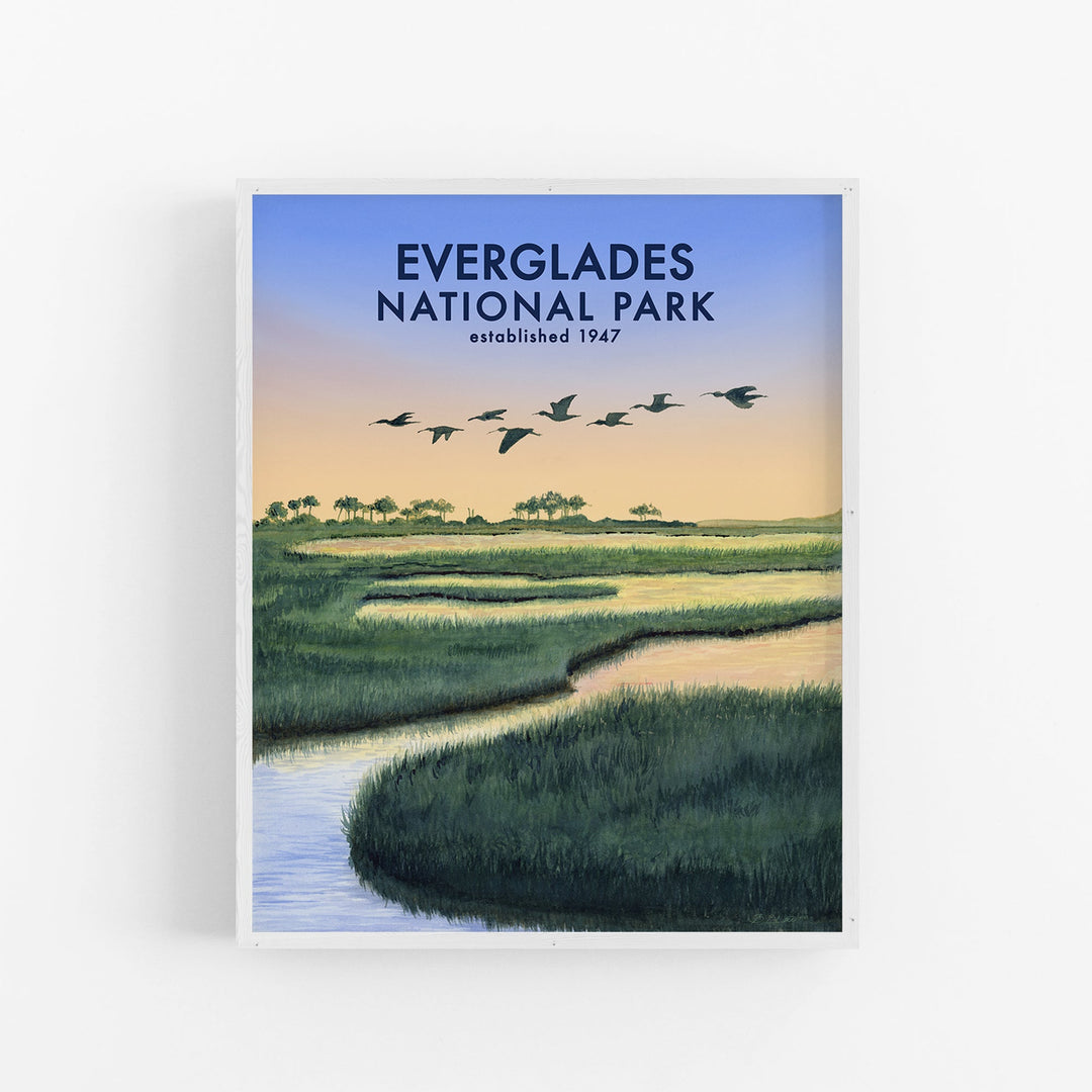 Affiche du parc national des Everglades