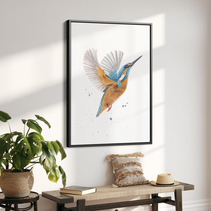 Eisvogel Aquarell