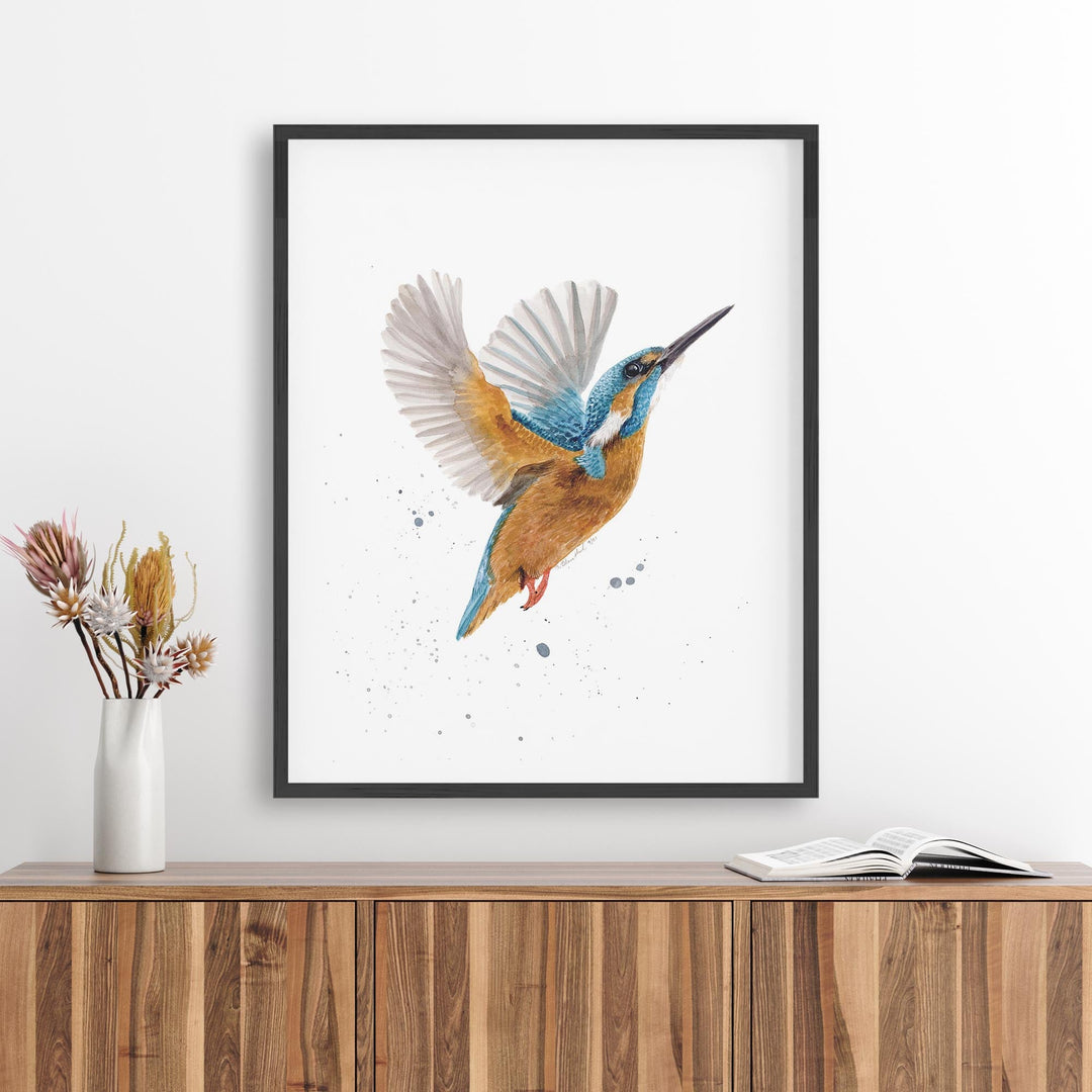 Eisvogel Aquarell