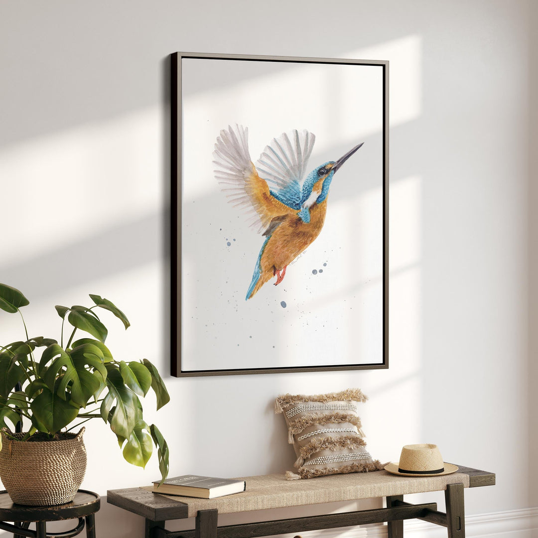 Eisvogel Aquarell