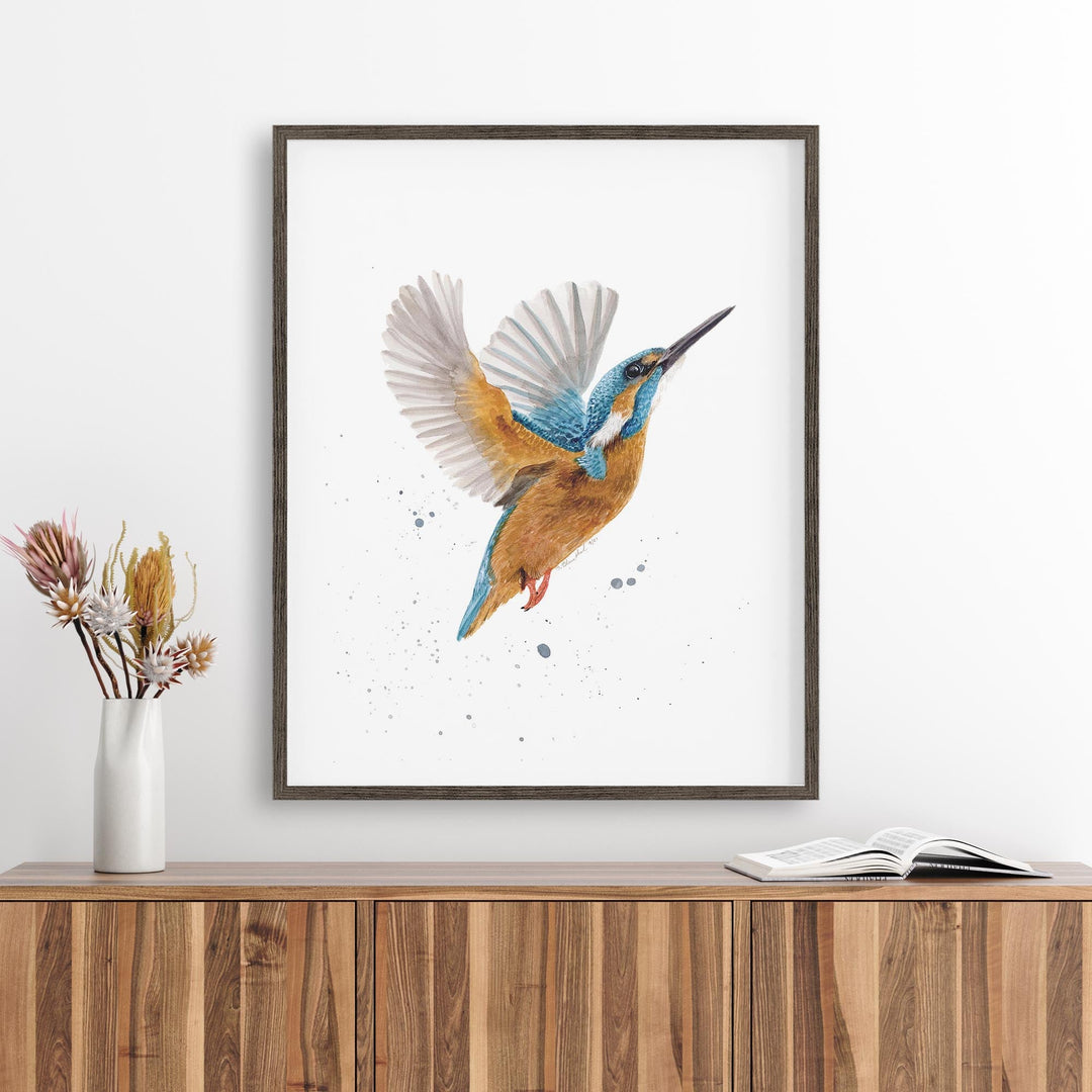 Eisvogel Aquarell