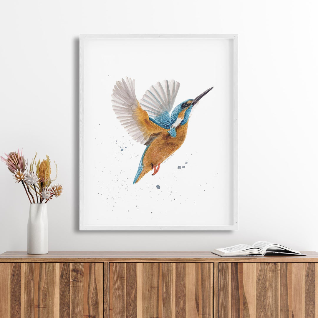 Eisvogel Aquarell