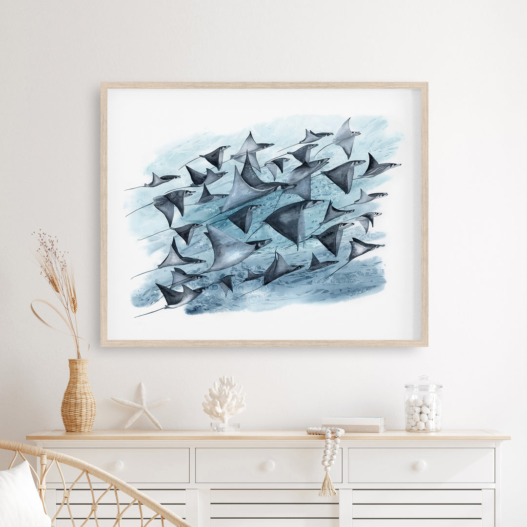 Flight of the Rays - Print, Canvas and Framed - Brett Blumenthal Art