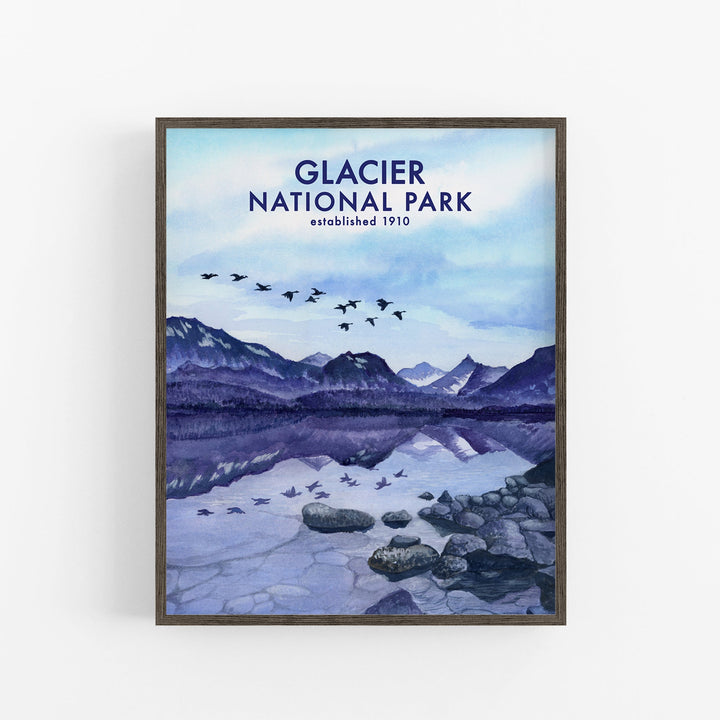 Glacier National Park Travel Decor - Brett Blumenthal Art