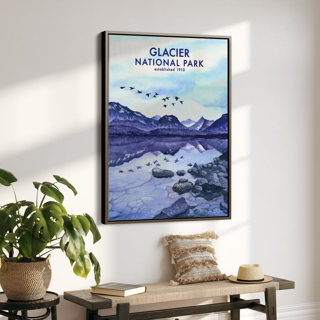 Glacier National Park Travel Decor - Brett Blumenthal Art