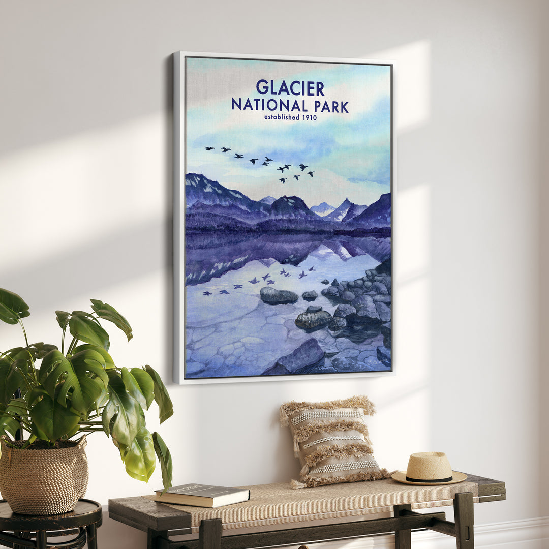 Décoration de voyage du parc national des Glaciers