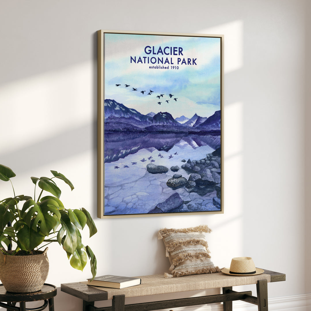 Glacier National Park Travel Decor - Brett Blumenthal Art