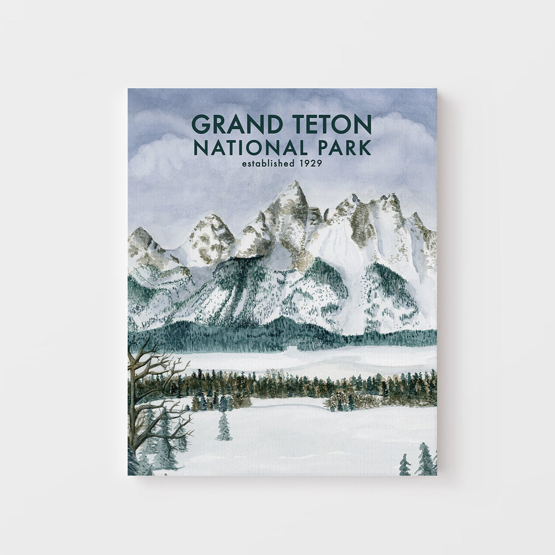 Affiche du parc national de Grand Teton