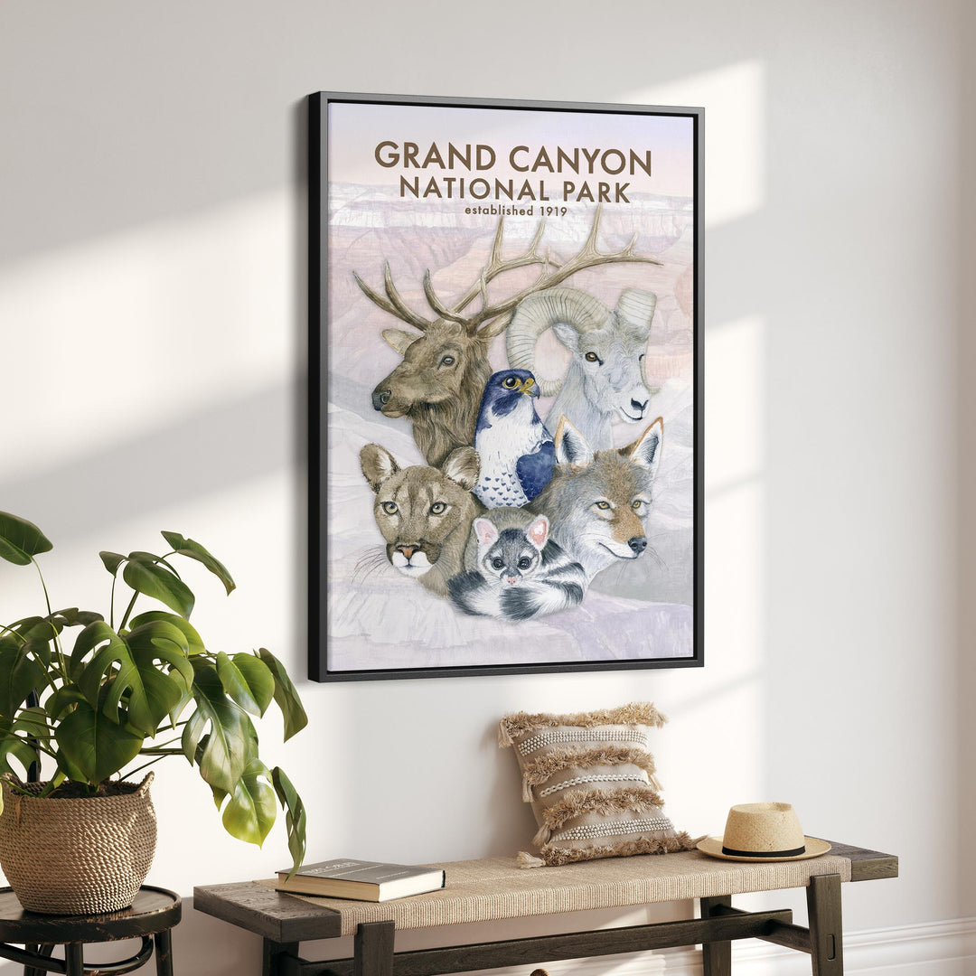 Grand Canyon National Park Wildlife Poster - Brett Blumenthal Art