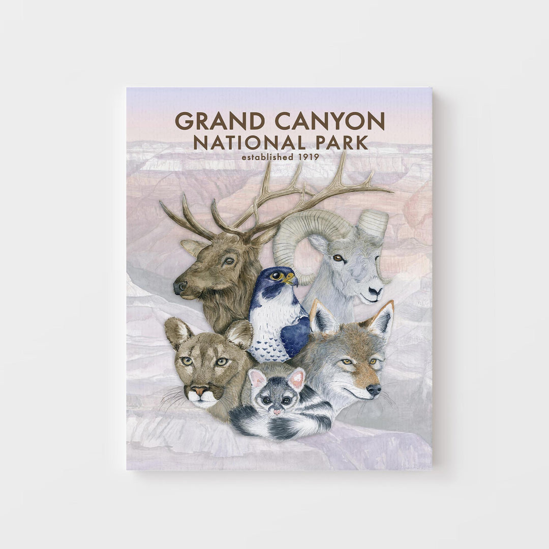 Affiche sur la faune du parc national du Grand Canyon