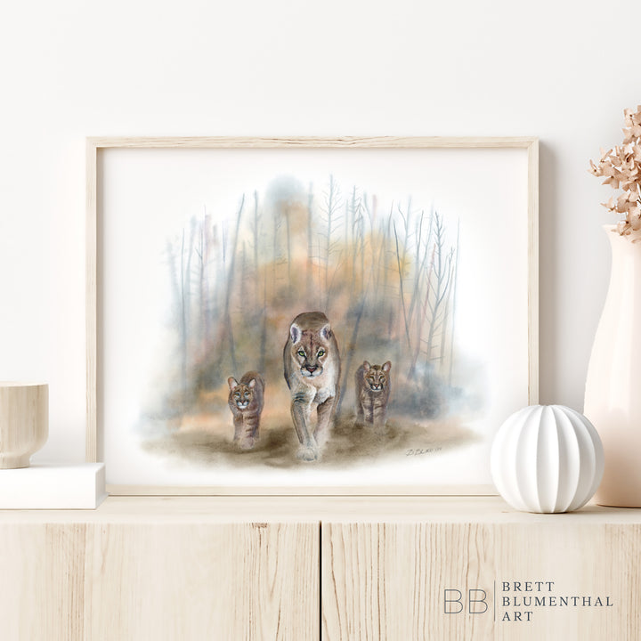 “Homeless” - Mountain Lion Limited Edition Giclee Prints