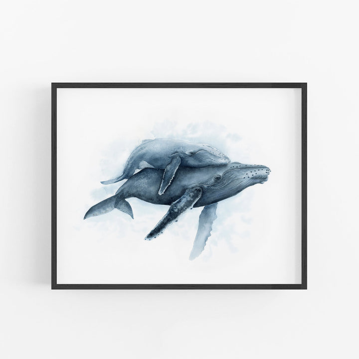 "Time to Breathe" Humpback Whale Print