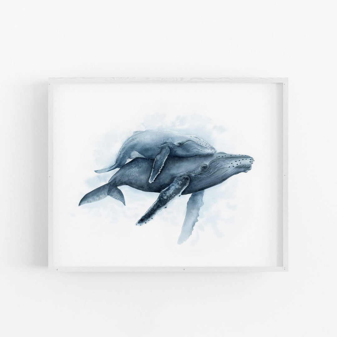 "Time to Breathe" Humpback Whale Print