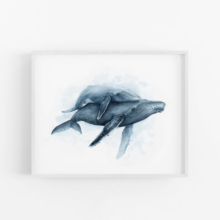 "Time to Breathe" Humpback Whale Print - Brett Blumenthal Art