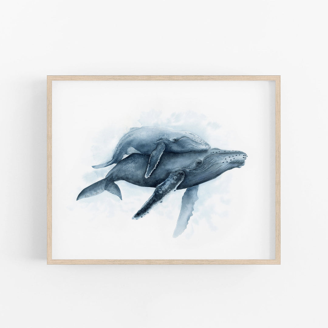 "Time to Breathe" Humpback Whale Print