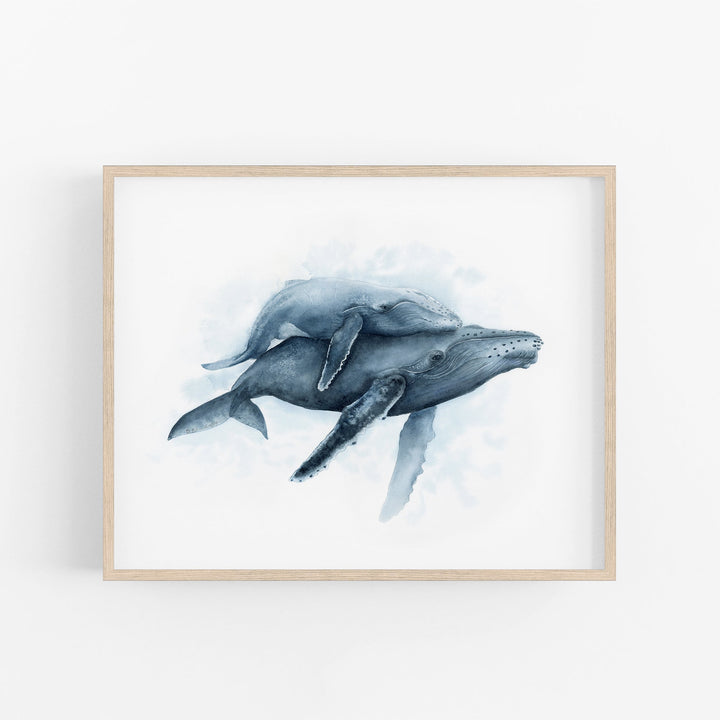 "Time to Breathe" Humpback Whale Print - Brett Blumenthal Art