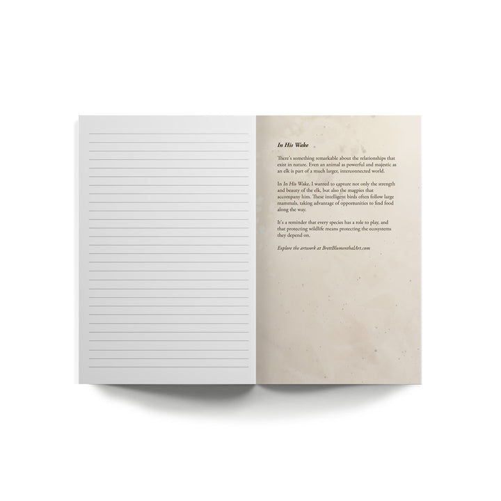 Inside Flap of Back Cover of Elk Journal