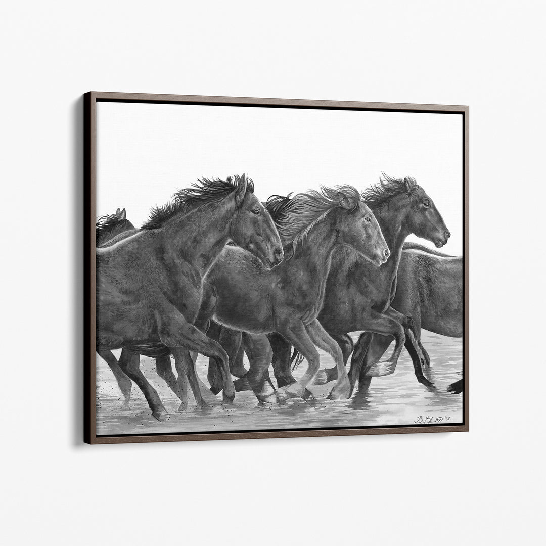 In This Together | Black and White Edition - Brett Blumenthal Art