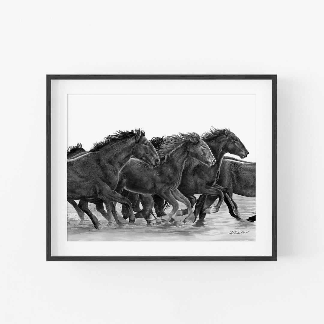 In This Together | Black and White Edition - Brett Blumenthal Art
