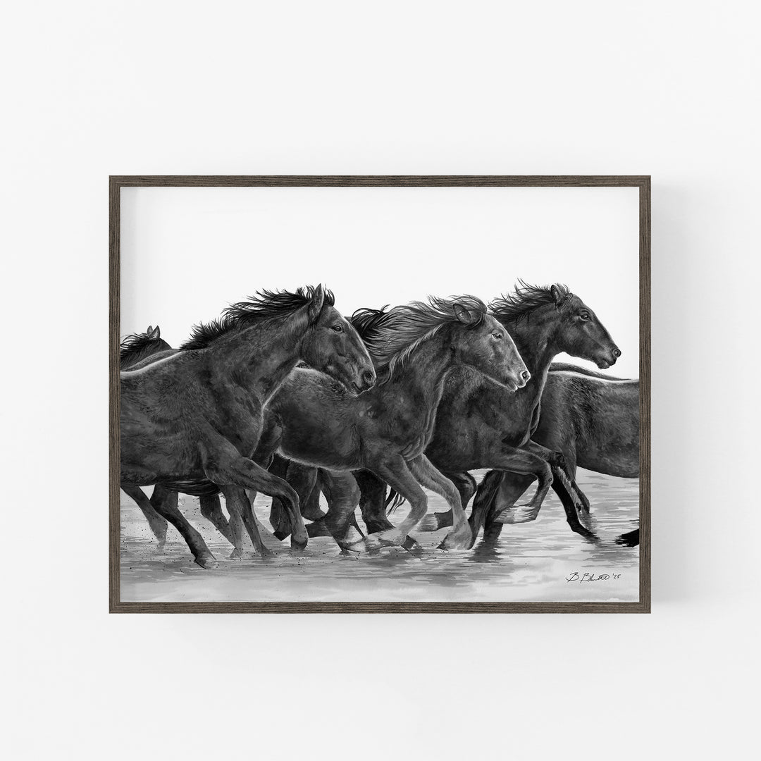 In This Together | Black and White Edition - Brett Blumenthal Art