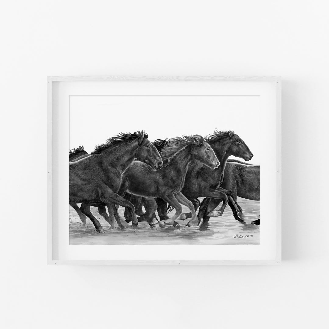 In This Together | Black and White Edition - Brett Blumenthal Art