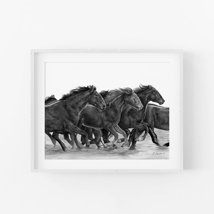 In This Together | Black and White Edition - Brett Blumenthal Art