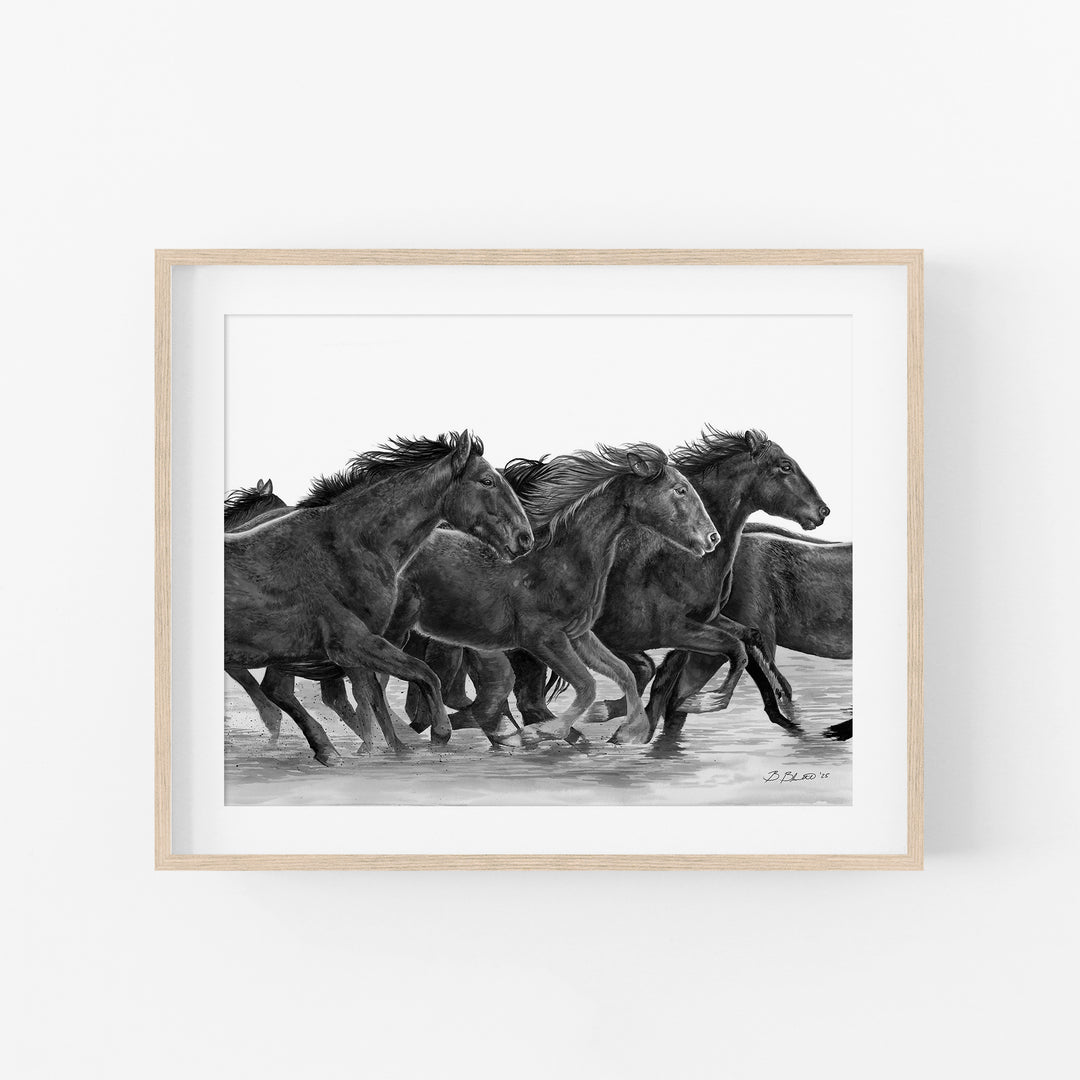 In This Together | Black and White Edition - Brett Blumenthal Art