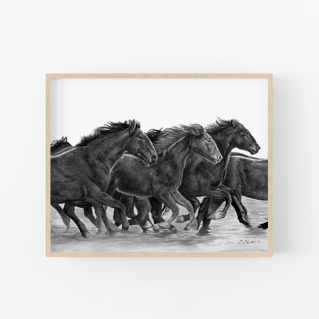 In This Together | Black and White Edition - Brett Blumenthal Art