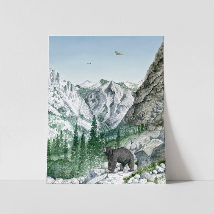 Affiche du parc national de Kings Canyon