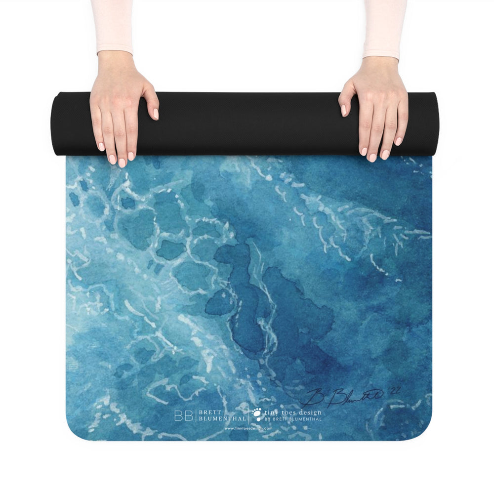 Rubber Ocean Themed Yoga Mat