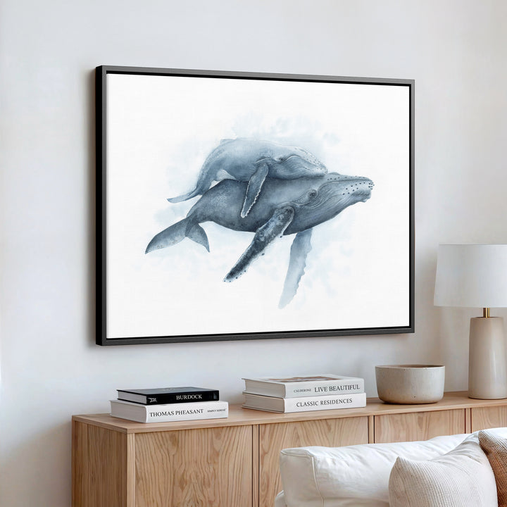 "Time to Breathe" Humpback Whale Print - Brett Blumenthal Art