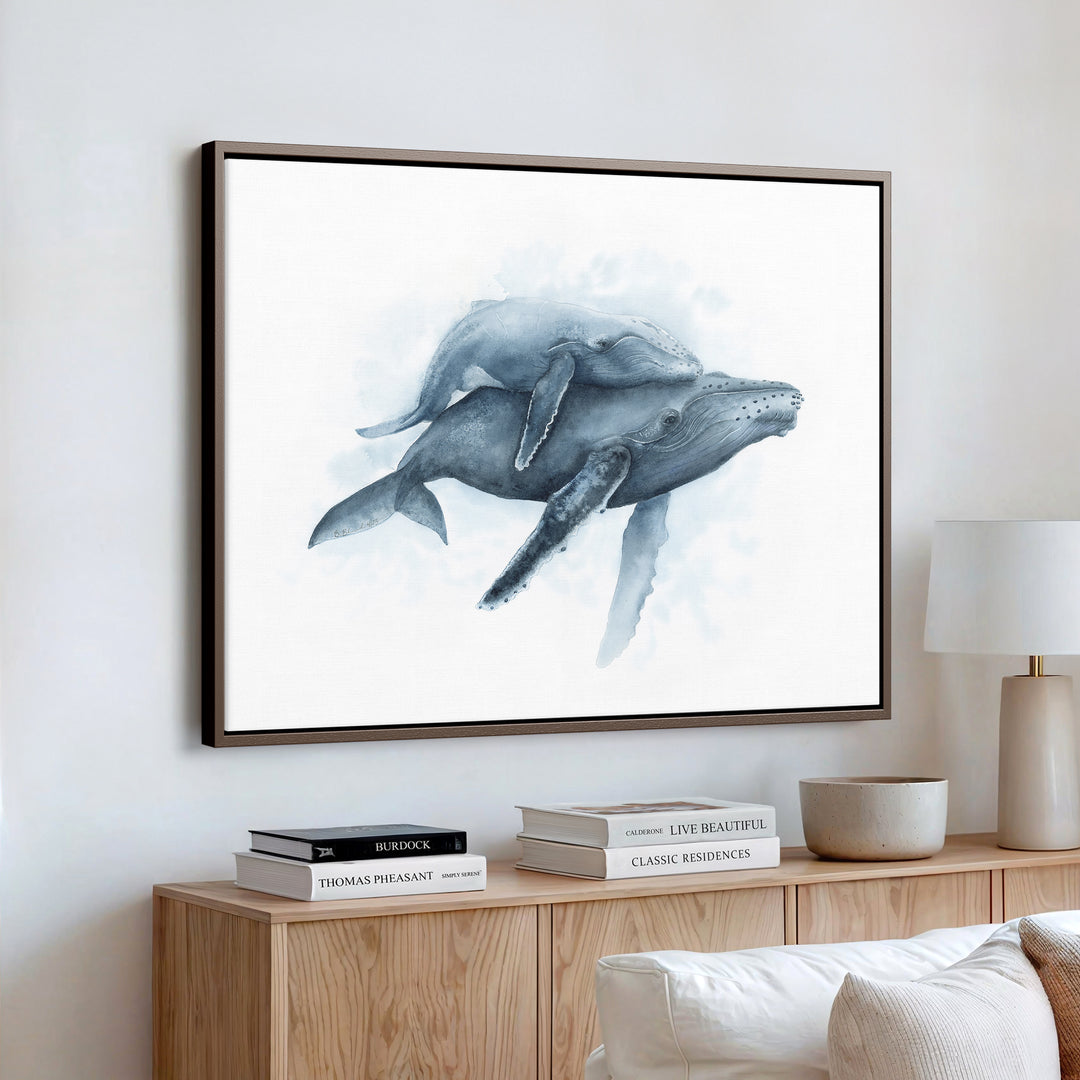 "Time to Breathe" Humpback Whale Print - Brett Blumenthal Art