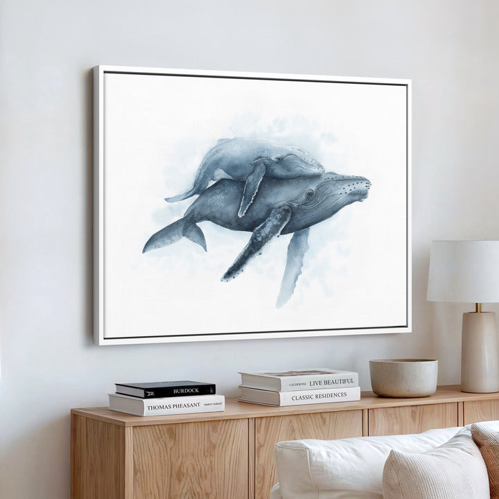 "Time to Breathe" Humpback Whale Print - Brett Blumenthal Art