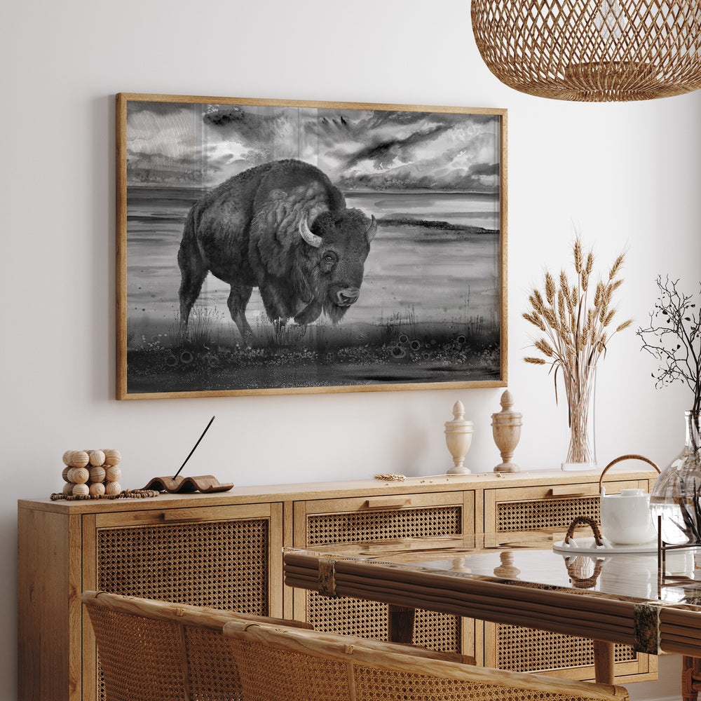 Majesty of the Plains | Black and White Edition - Brett Blumenthal Art