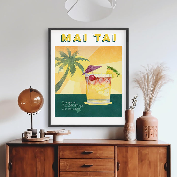 Mai Tai Cocktail Art