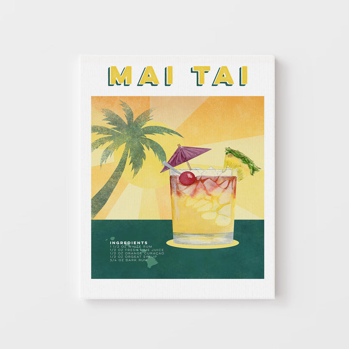 Mai Tai Cocktail Art