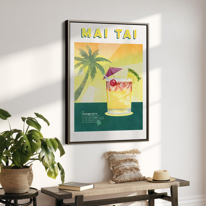 Mai Tai Cocktail Art