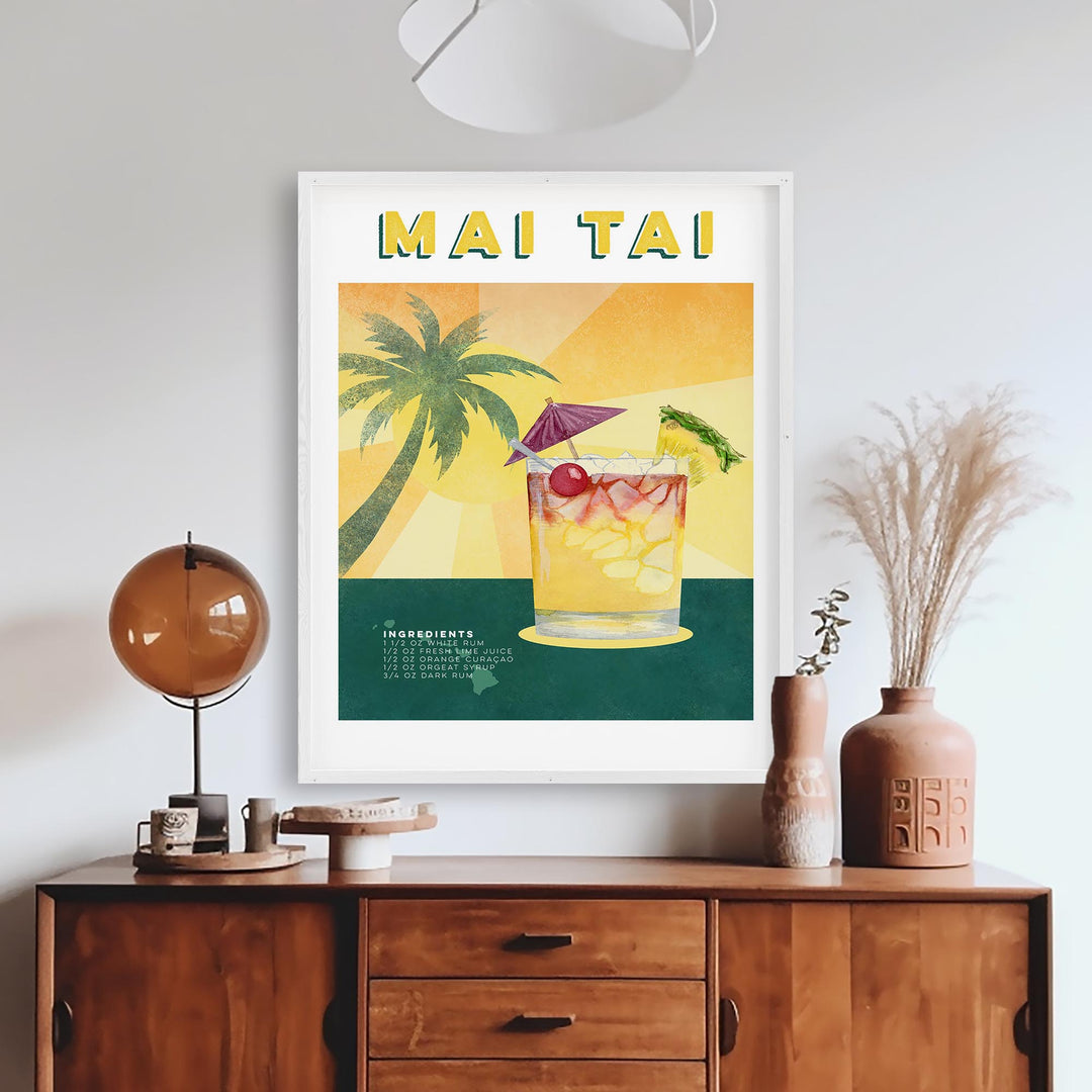 Mai Tai Cocktail Art