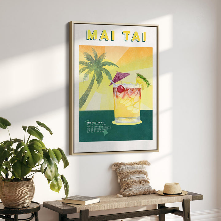 Mai Tai Cocktail Art