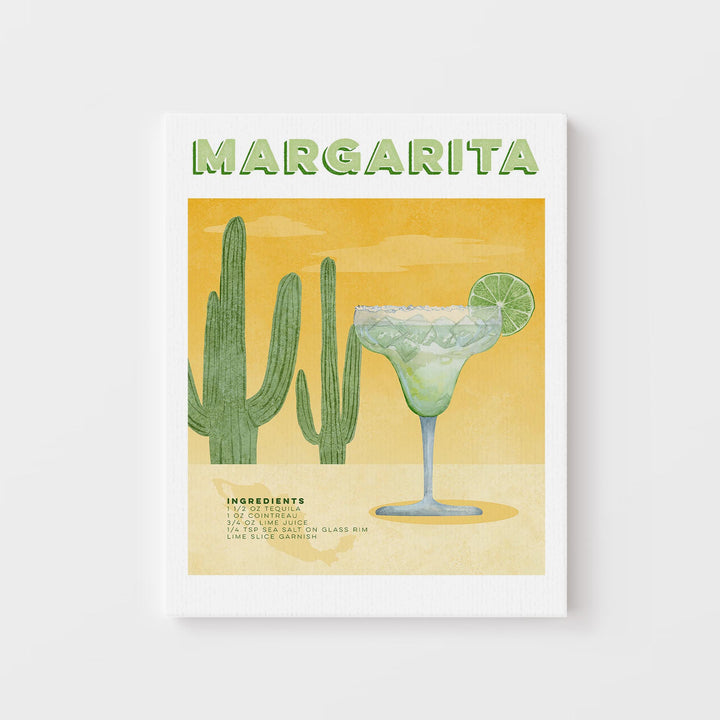 Affiche de cocktail Margarita