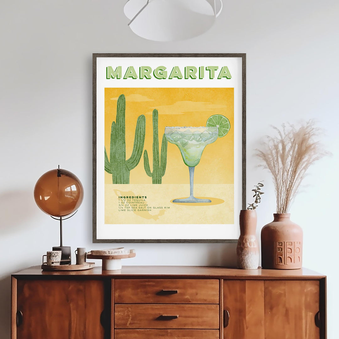 Affiche de cocktail Margarita