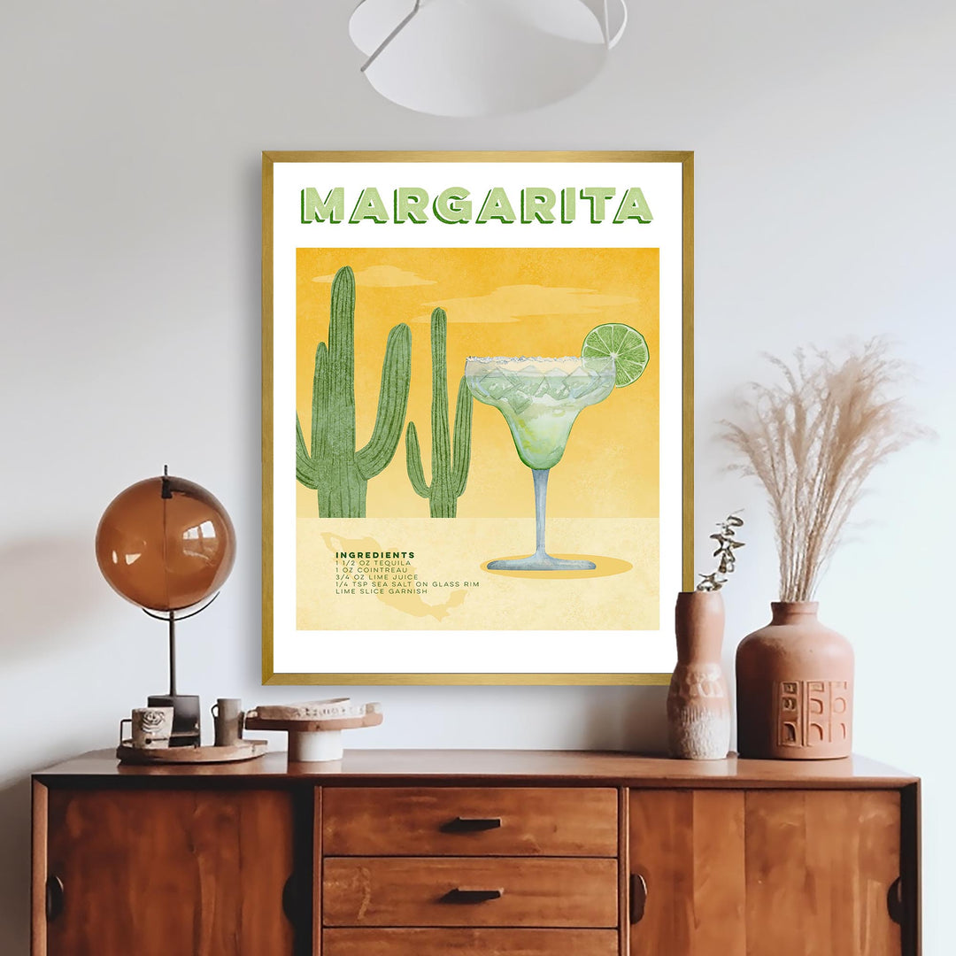 Affiche de cocktail Margarita