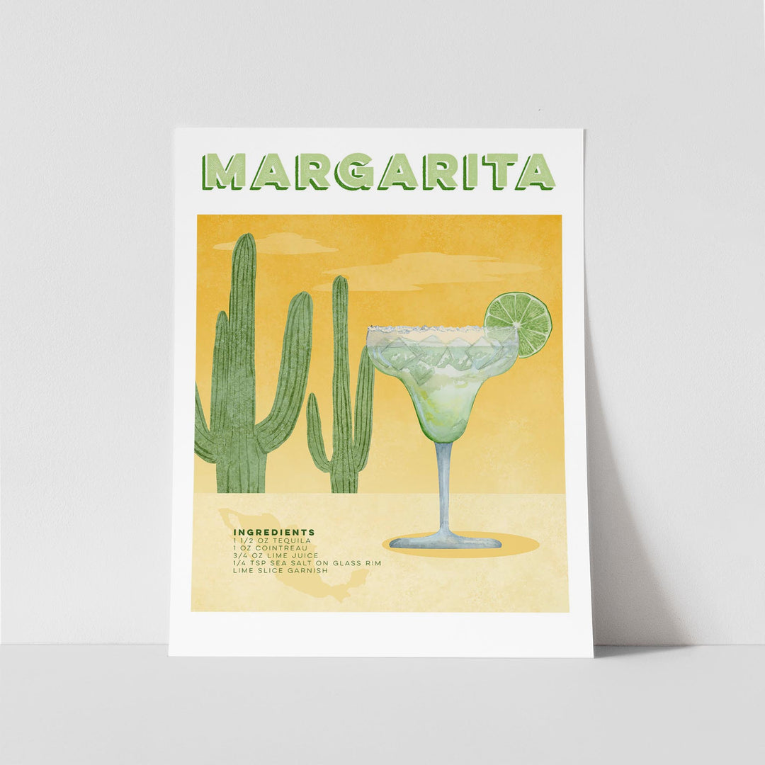 Affiche de cocktail Margarita